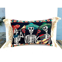 Day of The Dead l Throw Pillows l Sugar Skull l Frida Kahlo